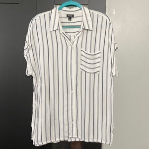 White striped blouse from a.n.a